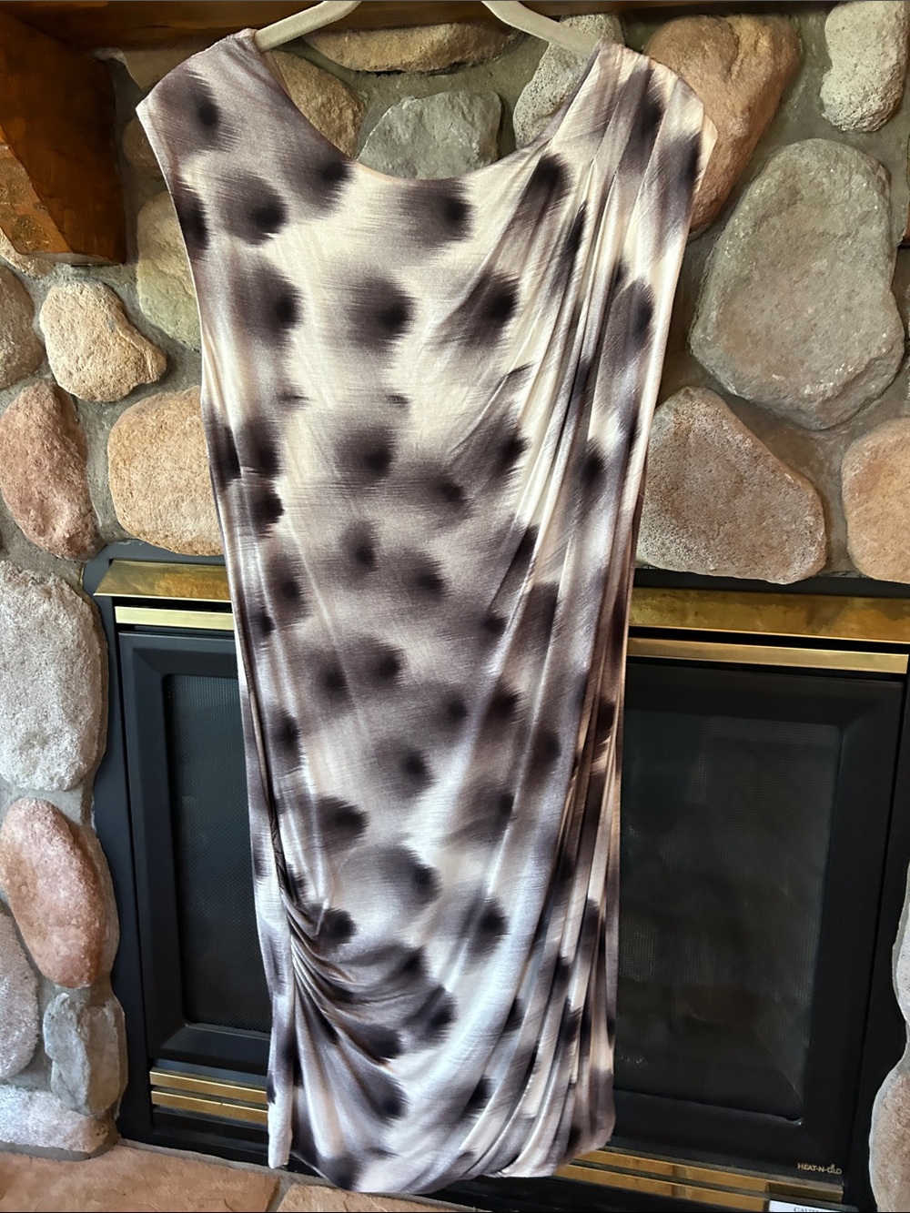 Anthro | Leifsdottir Stage Lights Drape Back Stretch Dress, Size M, NWOT